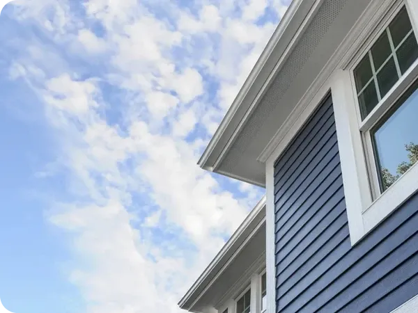 ArkCertified inspection of a Georgetown home's gutters and roofline