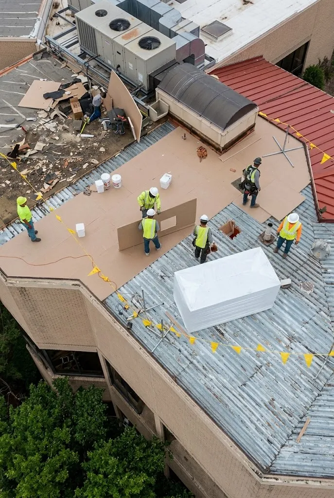 ArkCertified storm inspection of a hail-damaged Leander roof