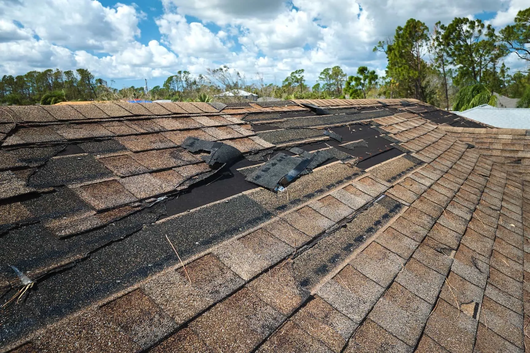Ark Roofer crew carrying out a targeted roof repair