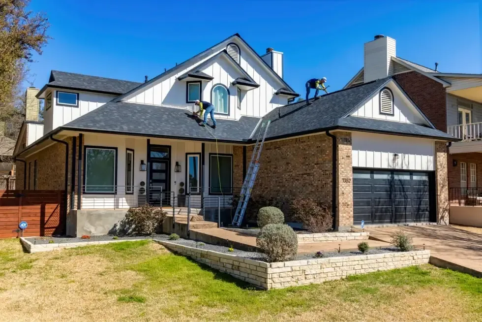 Completed Ark Roofer roofing project on a Central Texas home